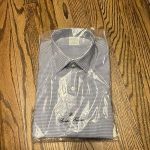 Brooks Brothers 16, 33 brand new shirt. Check pattern. In original packaging.